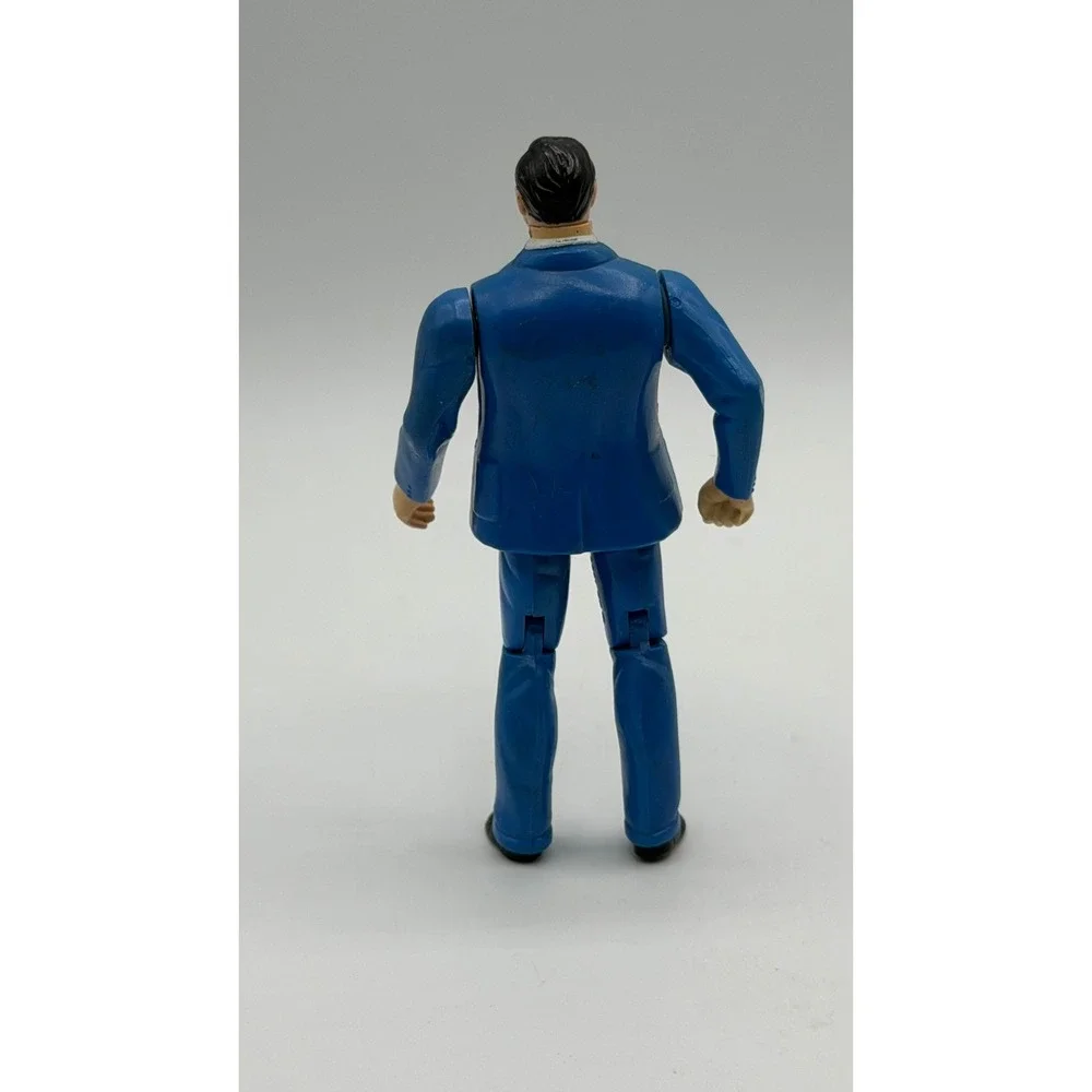Vintage 1984 Kenner Super Powers Clark Kent Action Figure DC Comics Blue Suit